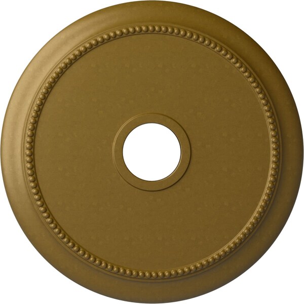 Ekena Millwork Crendon Ceiling Medallion (Fits Canopies up to 4 3/8"), 24 1/8"OD x 4 3/8"ID x 2 1/4"P, Gold CM24CRGLS - main